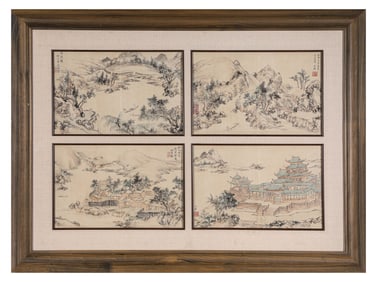 Wang Jian (1598-1677), attributed to, Figure Narrative