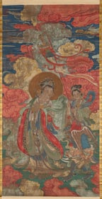 Qiu Ying (1494-1552), attributed to, Guanyin