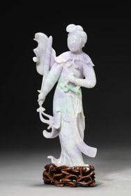 A Violet-Stone Figure