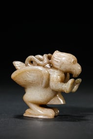 A Jade Carving of Garuda