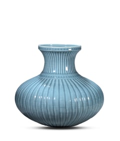 A Celadon 'Fish-Basket' Zun