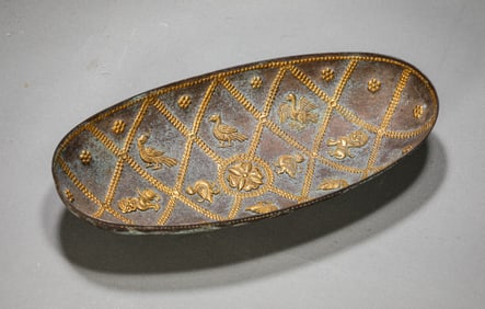 A Partially Gilt-Silver Washer