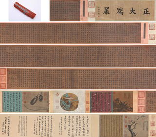 Yan Zhenqing (709-785), attributed to, Duobao Pagoda Stele Handscroll