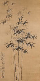 Zheng Xie (1693-1765), attributed to, Ink Bamboo