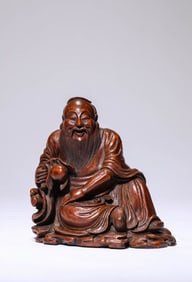 A Bamboo Carving of Figure