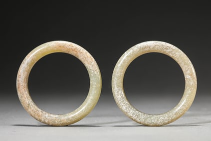 A Group Of Jade Bangles