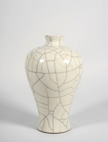 A Guan-Type Glazed Meiping Vase