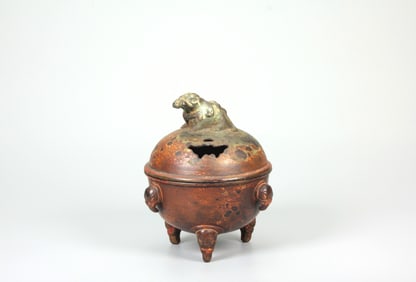 A Bronze Censer with Elephant Knob