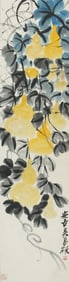 A CHINESE HAND PAINTING WITH THE MARK OF WU CHANGSHUO