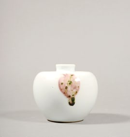 An Underglaze Red Apple Zun Vase