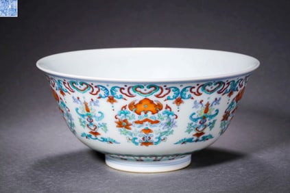 A Doucai "Eight Treasures" Bowl