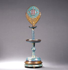 A Cloisonné Enamel Lamp