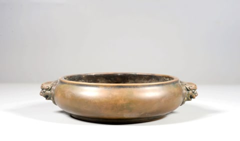 A Bronze Censer with Beast Handles