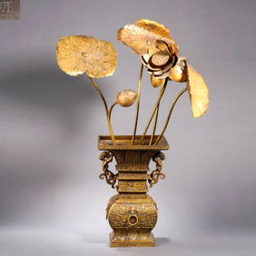 A Gilt Bronze Ornament