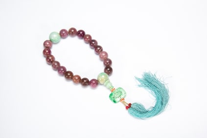 Tourmaline Eighteen Praying Bead Bracelet