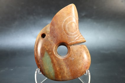 Hongshan Jade Carved Pig Dragon Ornament