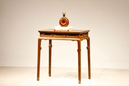 Huanghuali Wood Carved Cloud Pattern Table