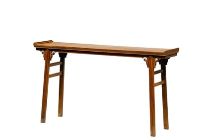 Huanghuali Wood Carved Cloud Pattern Table