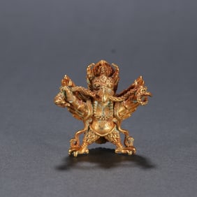 Gilt Bronze Garuda Ornament