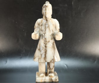 Jade Carved Character Shape Figure