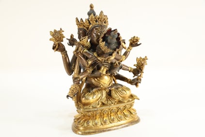 Gilt Bronze Chakrasamvara Figure