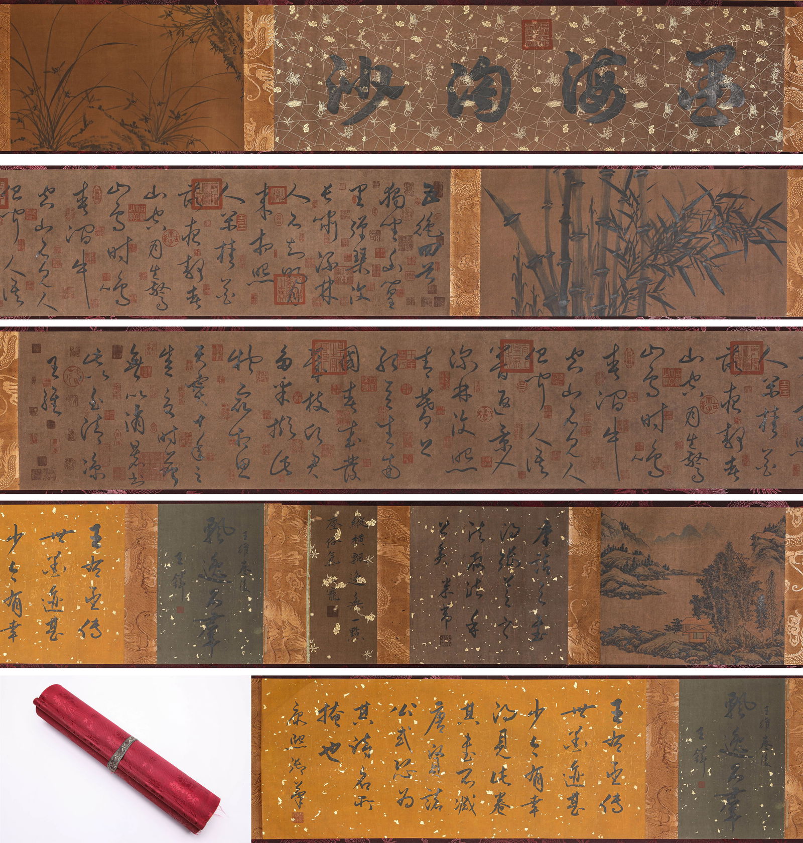 Wang Wei (699-759), attributed to, Calligraphy: Wang Wei (699-759), attributed to, Calligraphy (800 x 43cm)