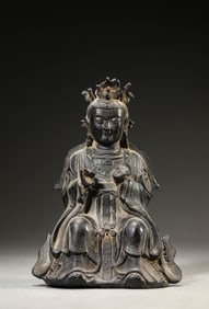 A Bronze Figure of Bixia Yuanjun