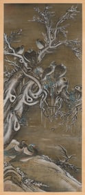 Huang Quan (903-965), attributed to, Peaceful Dwelling and Joyful Work