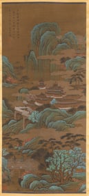 Wen Zhengming (1470-1559), attributed to, Landscape with Figures
