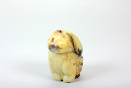 A HETIAN JADE AUSPICIOUS BEAST
