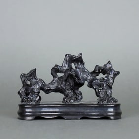 A 'WO JI' Marked 'Taihu Rock' Brush Rest