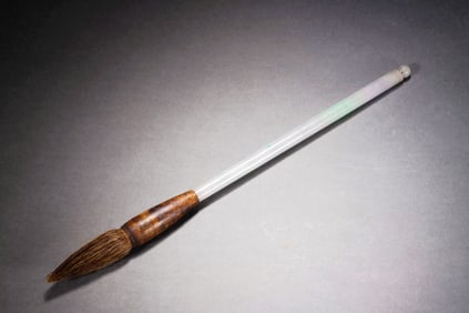 A JADEITE BRUSH