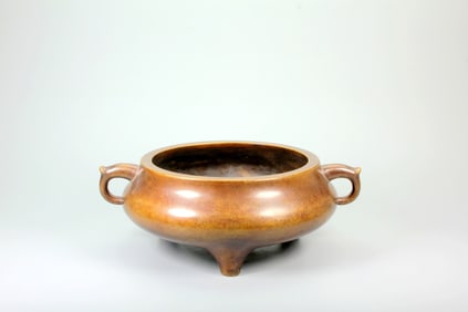 A BRONZE "YAJING" CENSER