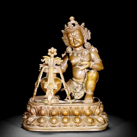 AN ALLOY BRONZE BUDDHA STATUE