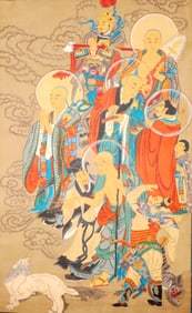 A TAOIST FIGURE PAINTING