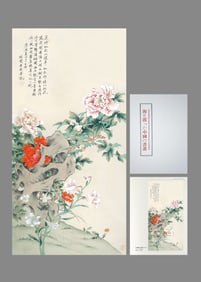 A CHINESE HAND PAINTING WITH THE MARK OF YU FEIAN