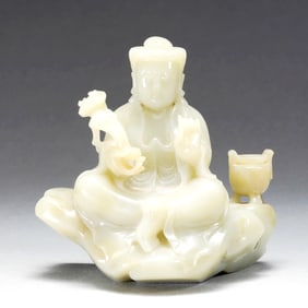 A JADE STATUE OF GUANYIN
