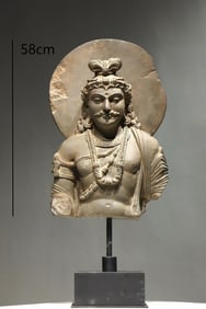 Stone Gandhara Figure