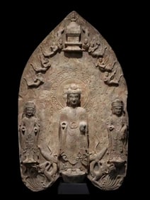 Stone Buddha Figure