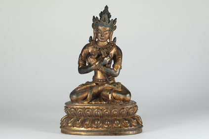 Gilt Bronze Vajradhara Figure