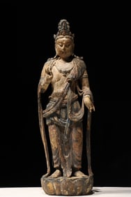 Nan Wood GuanYin Figure