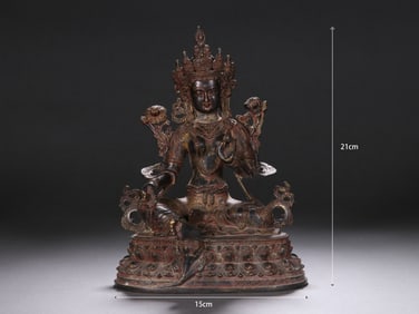 Bronze GuanYin Figure