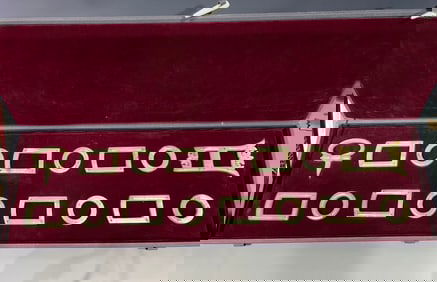 Group of Fifteen Jade Carved Flower Pattern Waistband