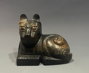 Jade Carved Beast Shape Ornament