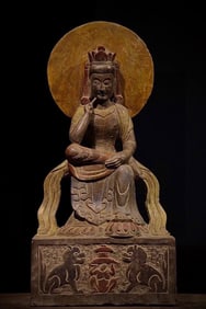 Stone Carved Buddha Figure