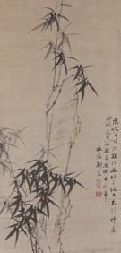Zheng Xie (1693-1765), attributed to, Bamboo and Rocks