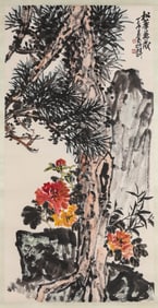 Wu Changshuo (1844-1927), attributed to, Flowers