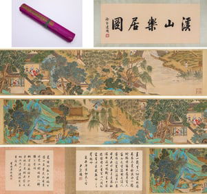 Zhang Daqian (1899-1983), attributed to, Discourse on Enjoying Life Handscroll