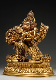 A Tibetan Tashilhunpo-Style Yamantaka