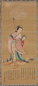 Qiu Ying (1494-1552), attributed to, Queen Mother's Birthday Congratulations